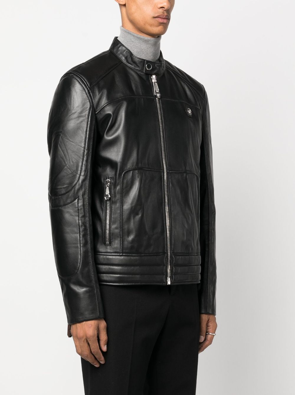 Philipp Plein Chamarra Bomber Capitonada Negro Farfetch Mx