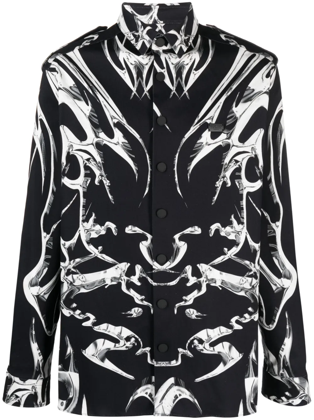 Philipp Plein graphicprint Cotton Shirt Farfetch