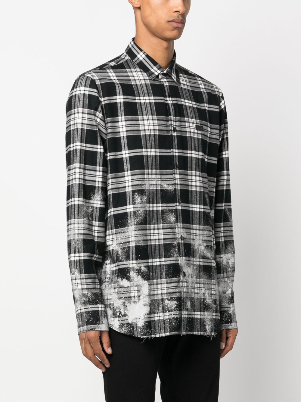 Philipp Plein Sugar Daddy tartan-pattern flannel shirt Men