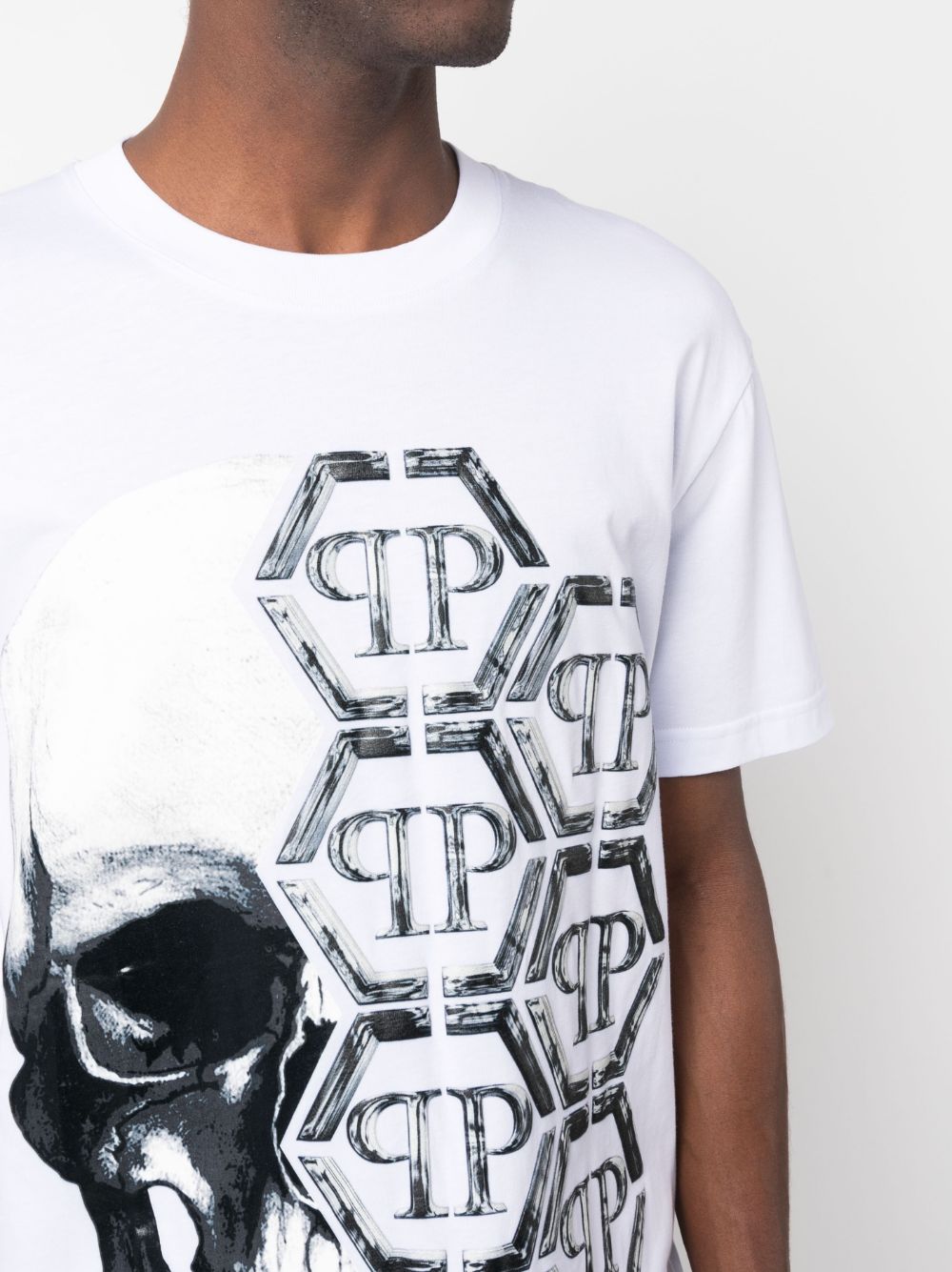 Philipp Plein logo-print skull T-shirt Men