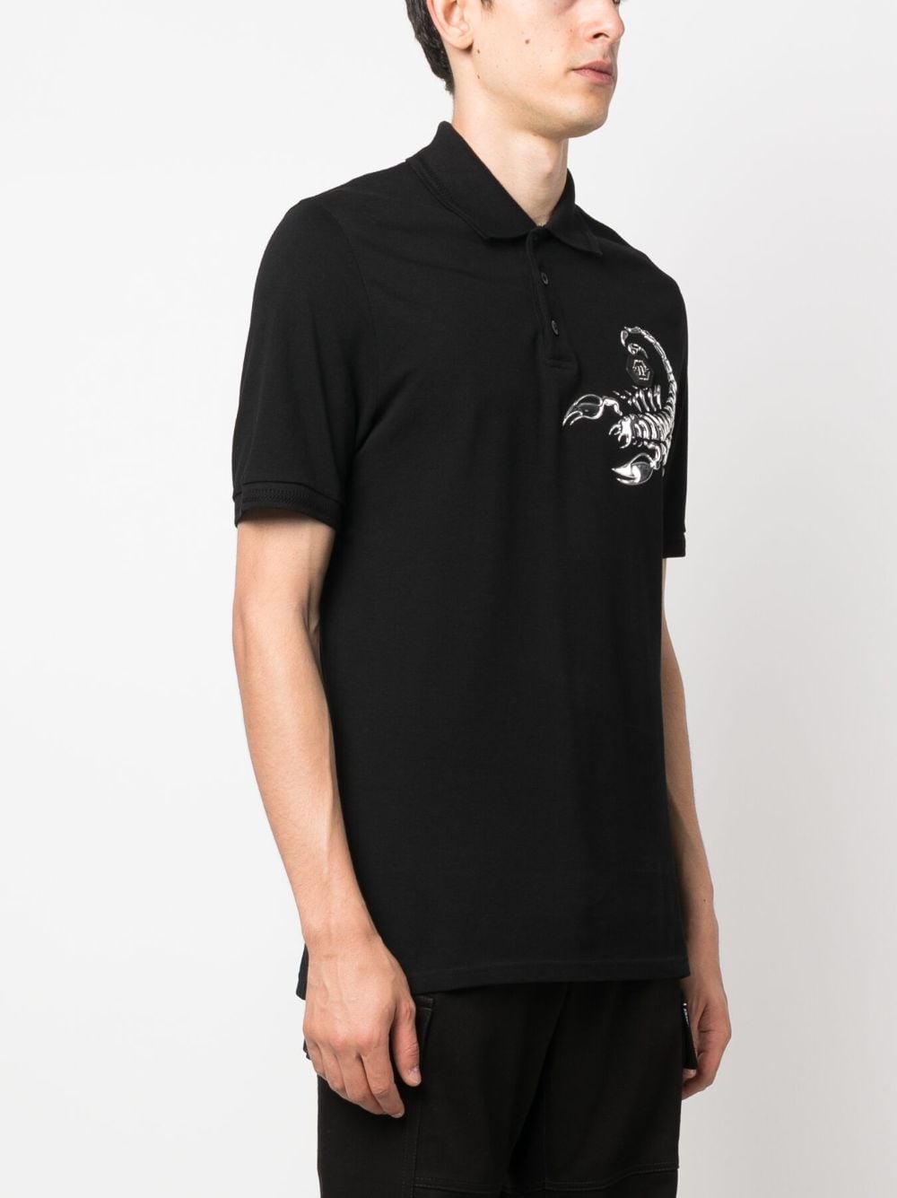 Philipp Plein Scorpion Cotton Polo Shirt - Farfetch