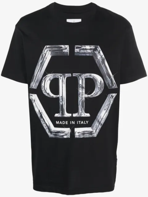 Philipp Plein SS PP Glass cotton T-shirt