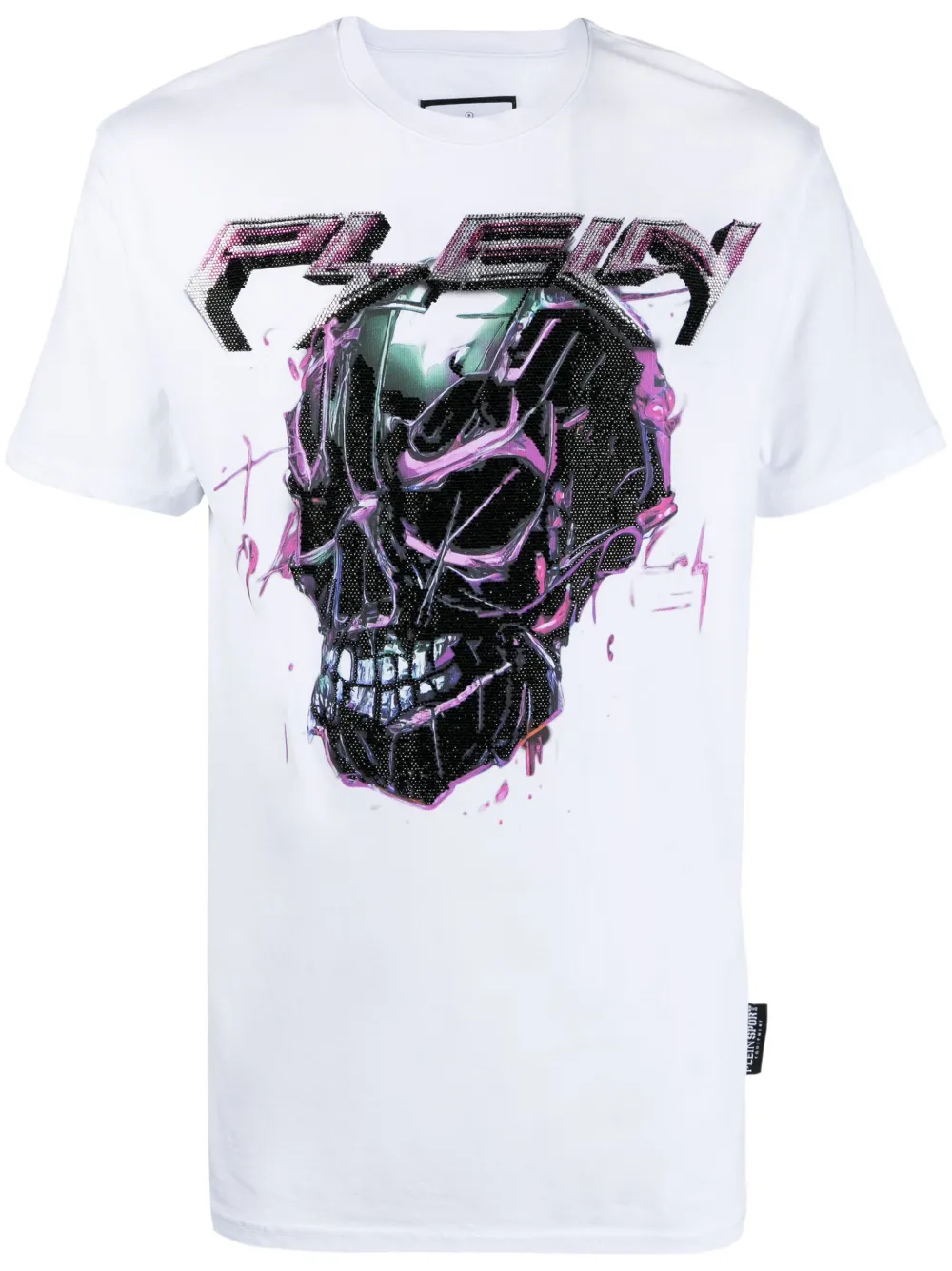 Philipp Plein T-Shirt mit Logo-Print - Weiß