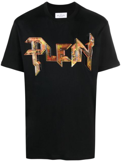 Philipp Plein Chrome gem-embellished T-shirt Men