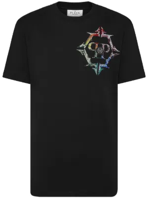 Versace Medusa Flame Cotton T-shirt | Black | FARFETCH
