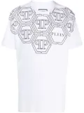 Philipp Plein SS Hexagon round-neck T-shirt - White