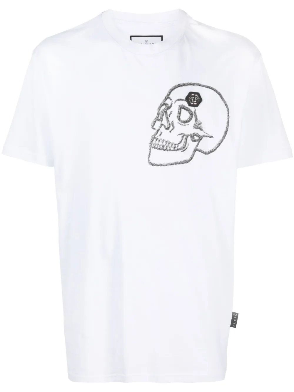 Philipp Plein skull-print cotton T-shirt | White | Image 1