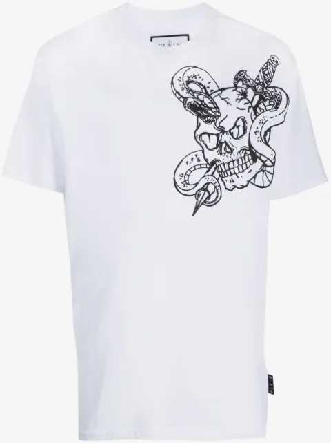 Philipp Plein SS Snake round-neck T-shirt