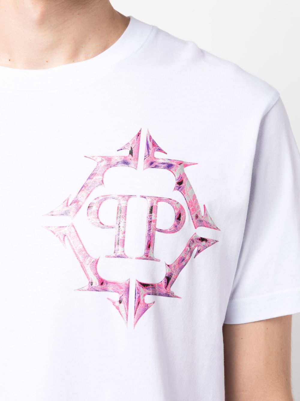 Philipp Plein logo-print cotton T-shirt Men