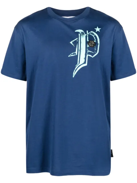 Philipp Plein T-Shirt mit Skull and Bones-Print