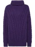 Philipp Plein Skull&Bones turtleneck sweater - Purple
