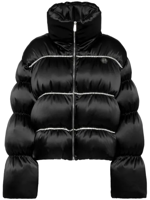 Philipp Plein doudoune à ornements en cristal