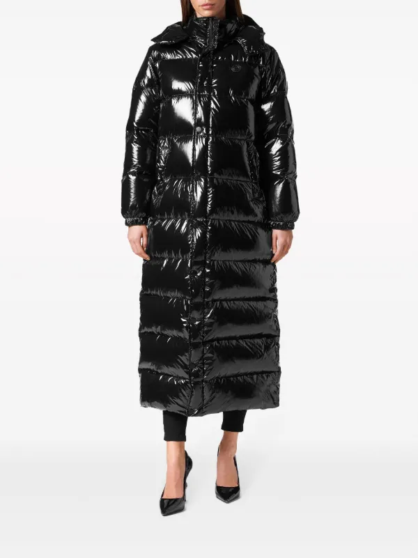 Philipp Plein ハイシャイン ダウンジャケット | ブラック | FARFETCH JP