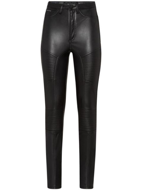 Philipp Plein quilted skinny-cut trousers Women