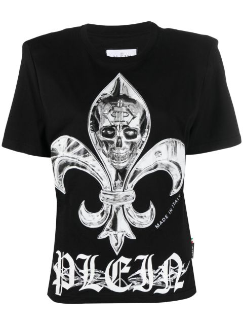 Philipp Plein Sexy Pure Fit Chrome cotton T-shirt Women