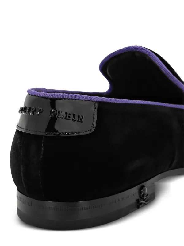 Mens purple velvet on sale loafers