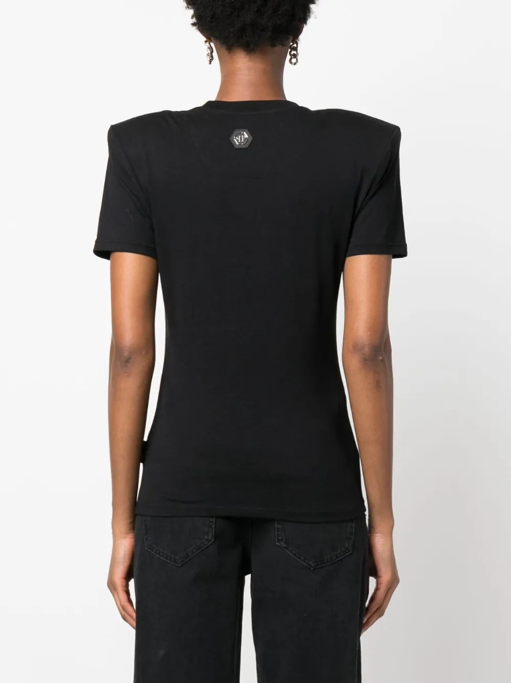PHILIPP PLEIN SEXY PURE FIT CRYSTAL-EMBELLISHED T-SHIRT