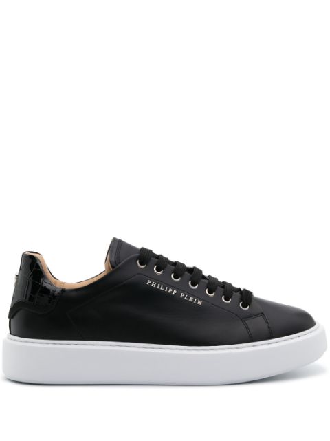 Philipp Plein Hexagon leather sneakers Men