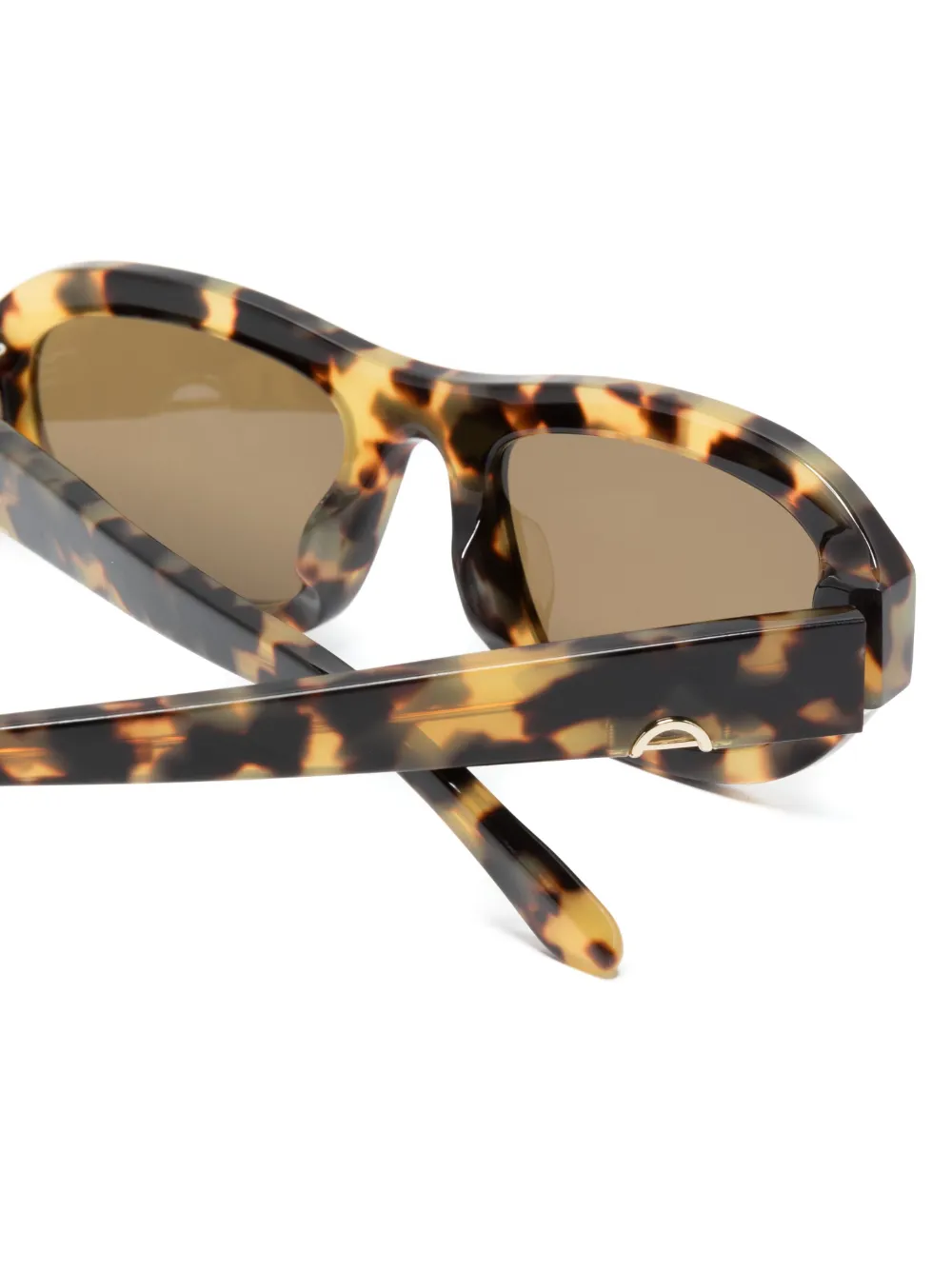 Huma Eyewear Lee Tortoiseshell-effect Sunglasses In Braun