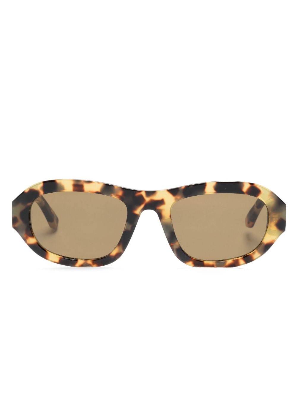 Huma Eyewear Lee Tortoiseshell-effect Sunglasses In Braun