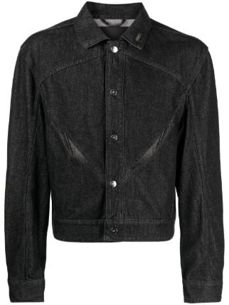 HELIOT EMIL cut-out Detailing Denim Jacket - Farfetch