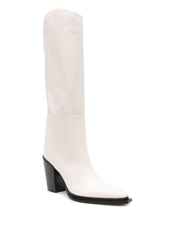 White jimmy shop choo boots