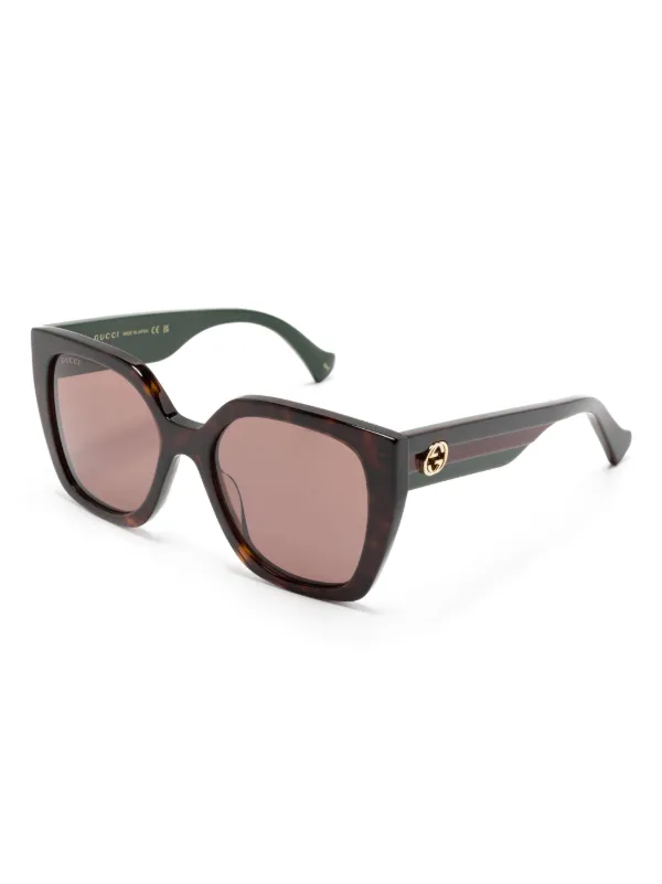 国内発送】GUCCI EYEWEAR square トータスシェル サングラス