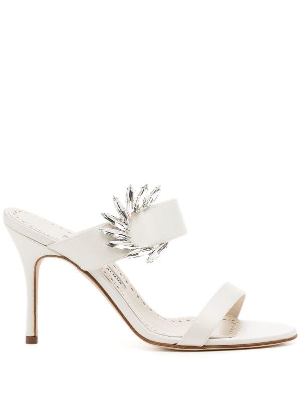 Manolo blahnik best sale feather heels