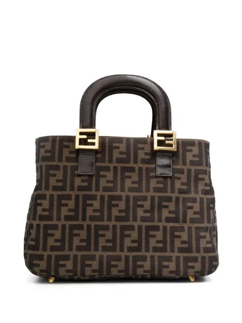 Fendi Pre-Owned Zucca top-handle tote bag