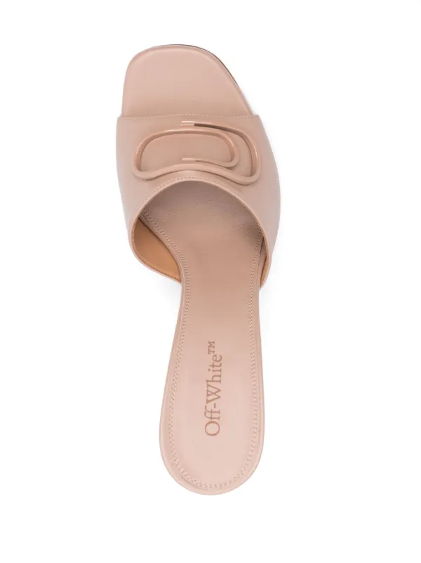 サンダル・ミュール OFF-WHITE SANDAL WITH LOGO オフホワイト サンダル