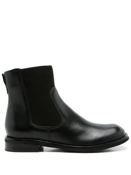 Bottines Corbeau en cuir - Sarah Chofakian - Modalova