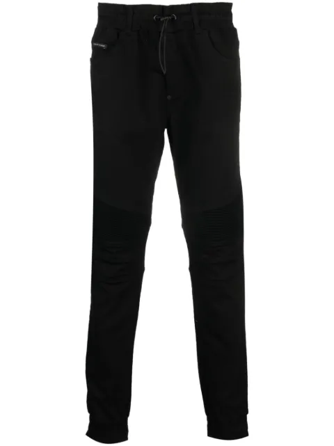 Philipp Plein pants con diseño en paneles