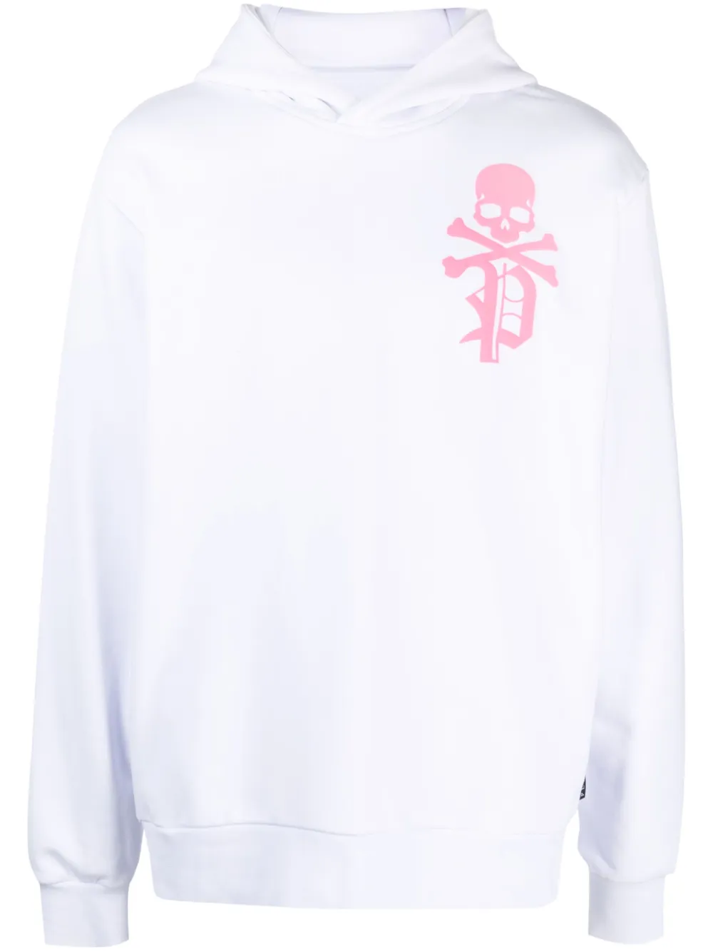 Philipp Plein Felpa Gothic Plein con cappuccio | bianco | Image 1