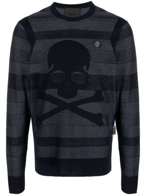 Philipp Plein Skull&Bones wool-blend jumper Men