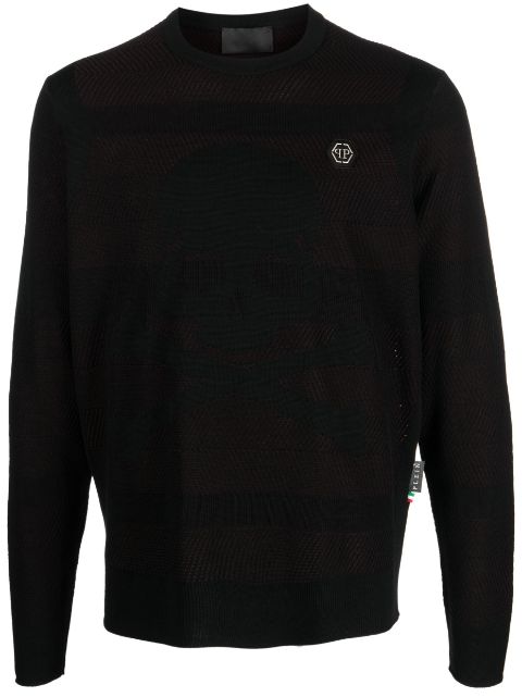 Philipp Plein Skull&Bones wool-blend jumper Men