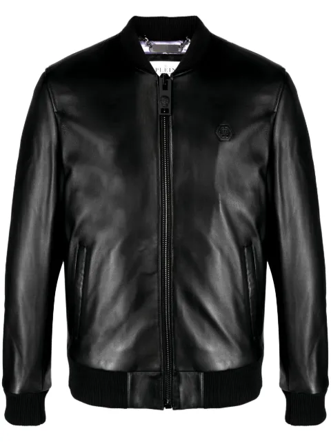 Philipp Plein chamarra con motivo Skull&Bones
