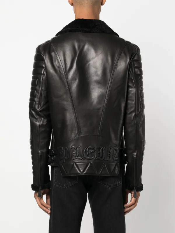 Philipp plein best sale veste en cuir