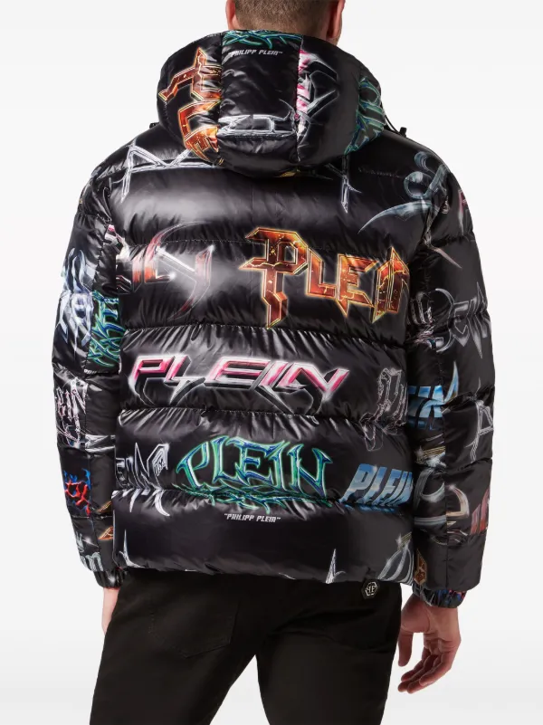Philipp Plein パデッドジャケット | ブラック | FARFETCH JP