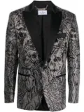 Philipp Plein Lord Fit Tattoo blazer - Black