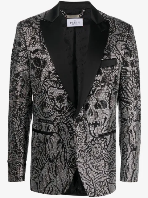 Philipp Plein blazer lord fit tattoo