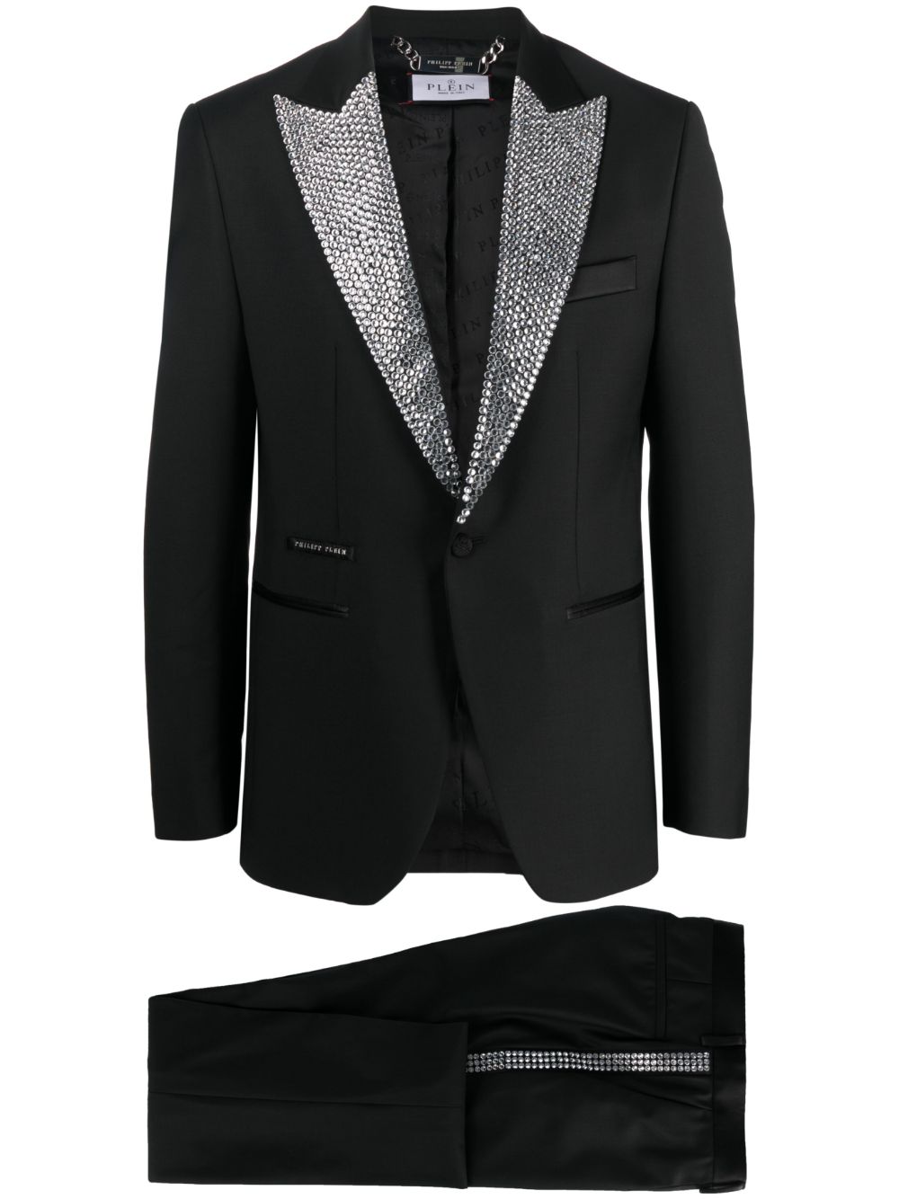 crystal-embellished dinner suit