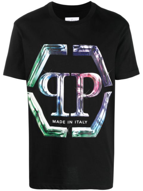 Philipp Plein logo-print cotton T-shirt Men