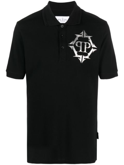 Philipp Plein logo-print polo shirt Men