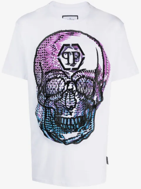 Philipp Plein SS Skull round-neck T-shirt