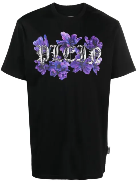 Philipp Plein SS Flowers round-neck T-shirt