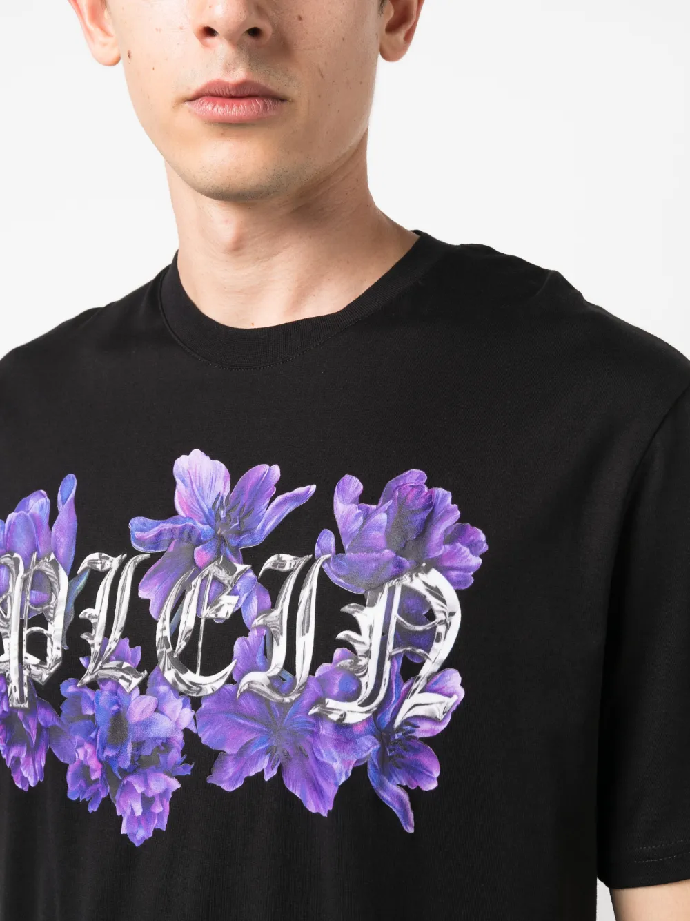 SS Flowers round-neck T-Shirt