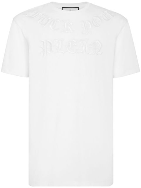 Philipp Plein Gothic logo-embossed T-shirt Men