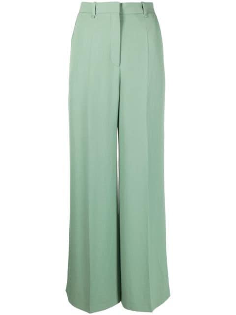 BOSS high-waisted straight-leg trousers