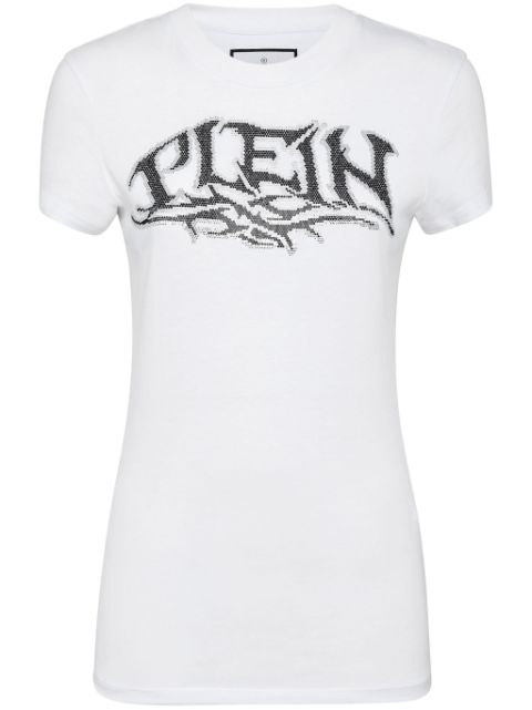 Philipp Plein logo-embellished cotton T-shirt Women