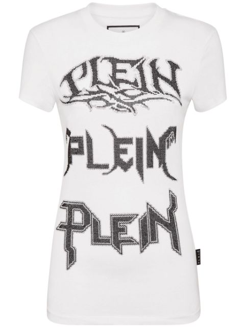 Philipp Plein logo-embellished cotton T-shirt Women